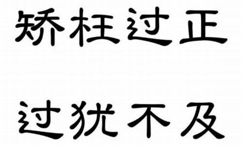 过犹不及的意思并造句怎么写_过犹不及的意思并造句怎么写的